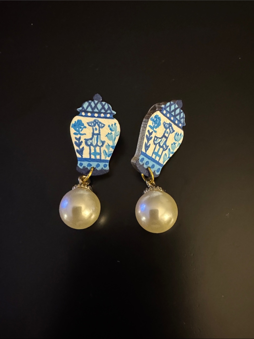 Chinoiserie earrings